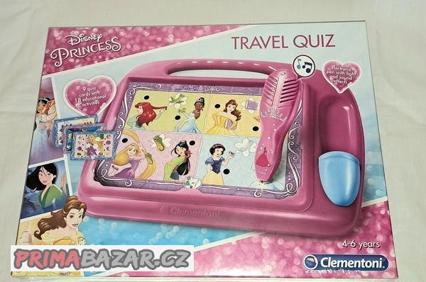 Cestovní elektronický kvíz Disney princezny