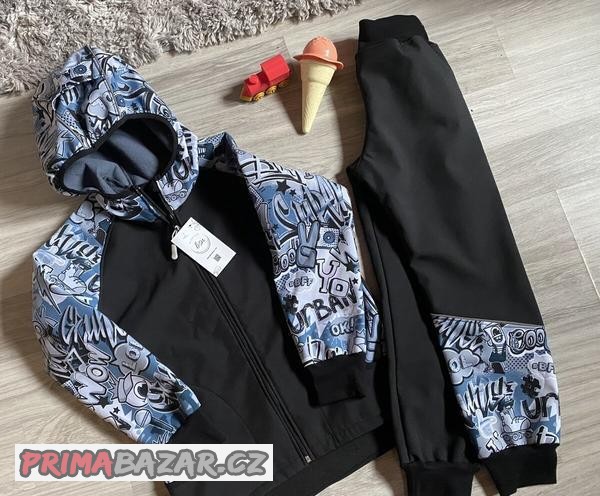 novy-softshellovy-set-bunda-a-kalhoty-s-fleecem