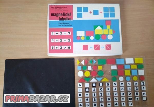 Retro magnetická tabulka matematika (KOH-I-NOOR)