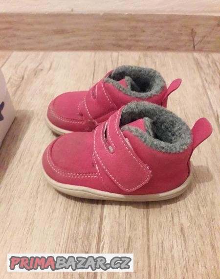 Zimní boty, ohebné, velikost 12 - 18 m, Little blue lamb