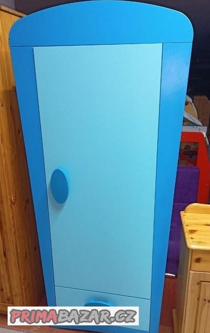 Skříň Ikea Mammut - modrá