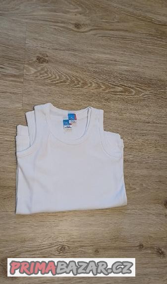 novy-klucici-bily-natelnik-topolino-vel-110-116