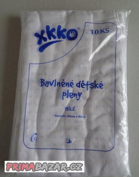 Pleny látkové bílé 80 x 80 10 kusů NOVÉ