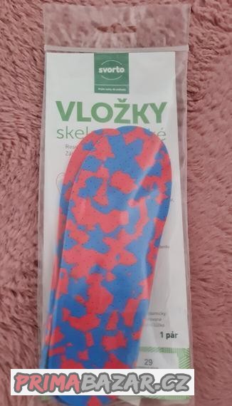 NOVÉ vložky skelet dětské vel. 29 - 1 pár
