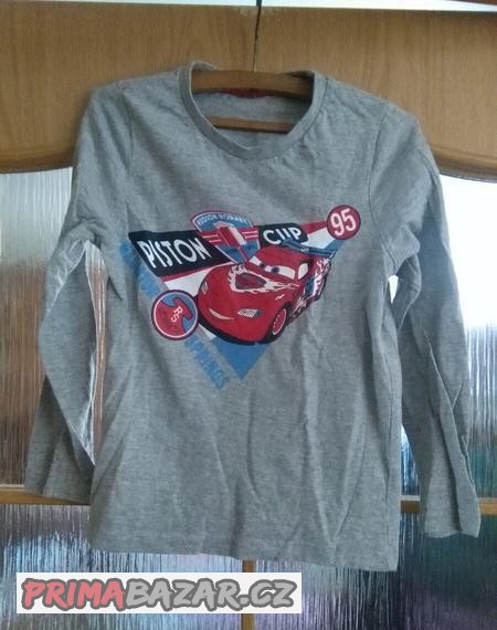 BAVLNĚNÉ TRIKO S DLOUHÝM RUKÁVEM DISNEY 122/128