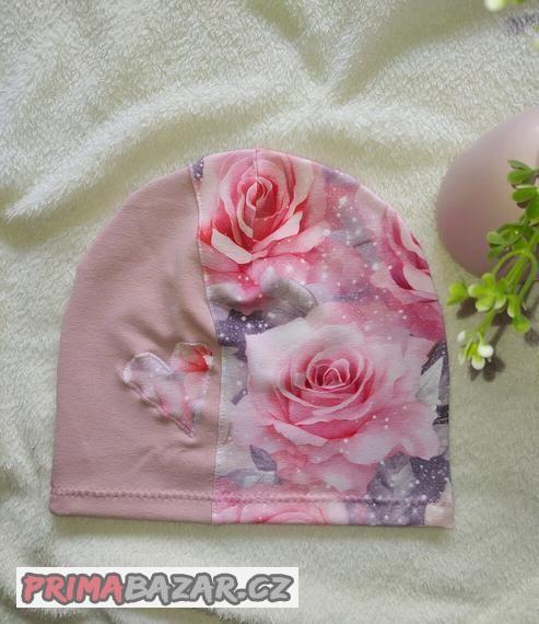 handmade-cepice-ruze-se-srdickem
