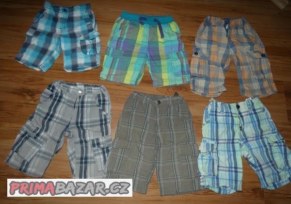 Kraťasy, šortky, NEXT , H&M, C&A vel od 98 -122