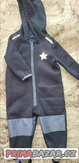 Zateplený softshellový overal kombinéza Lupilu vel. 74/80