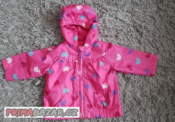 Bunda, šusták+fleece podšívka, Mothercare, vel. 3-6m (-12m)
