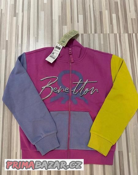 Mikina Benetton 8-9 let L