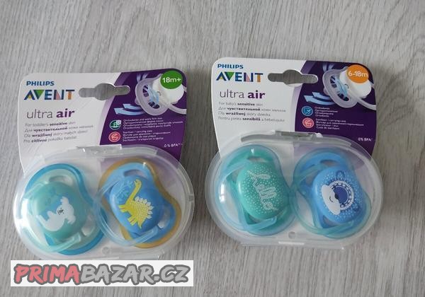 PHILIPS AVENT Šidítko Ultra Air 6-18m a 18-24m chlapec 2 ks