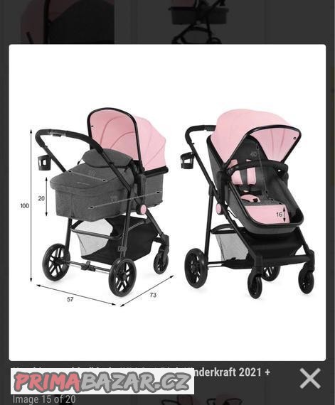 kocarek-kinderkraft-juli-ruzovy-2v1