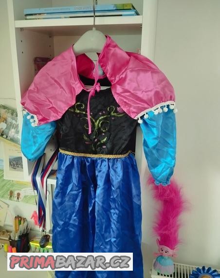 karneval-kostym-anna-princezna-6-let