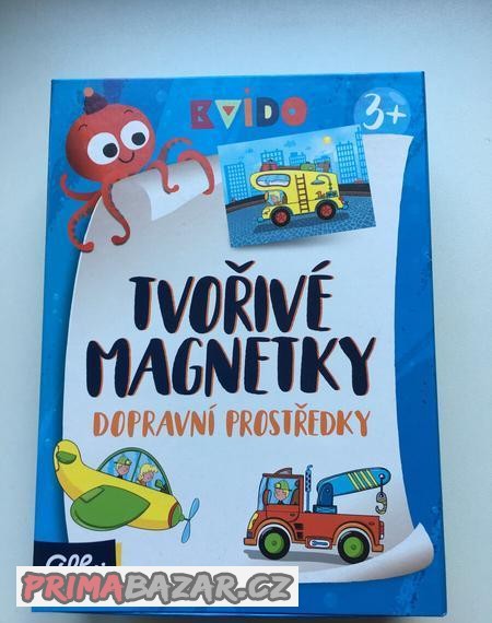 Kvído Tvořivé magnetky Dopravní prostředky
