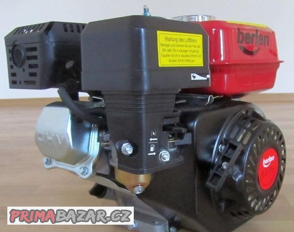 Berlan motor benzínový BBM196, 6,5hp, PS4,8 kW, nepoužitý Berlan motor benzínový BBM196, 6,5hp, PS4,8 kW, nepoužitý