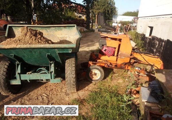 Minibagr a dumper SLEVA Minibagr a dumper SLEVA