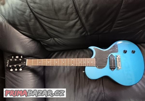 Kytara Harley Benton DC-Junior Pelham Blue