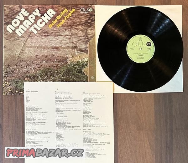 LP deska Dežo Ursiny - Nové mapy ticha (Opus 1979)