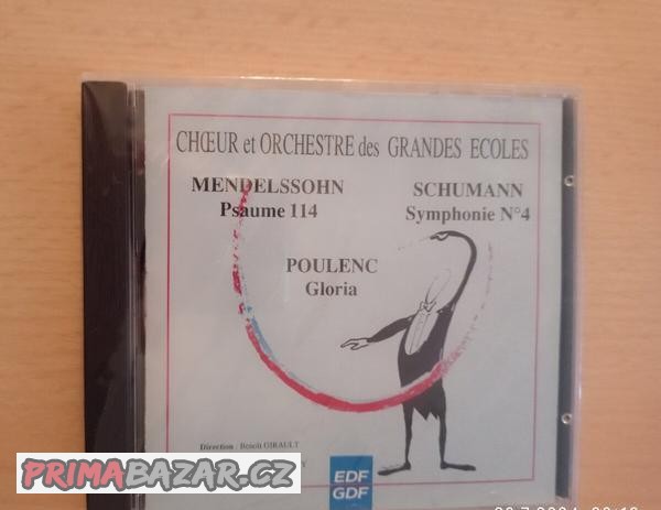 CD, hudba - Mendelssohn, Schumann, Poulenc 