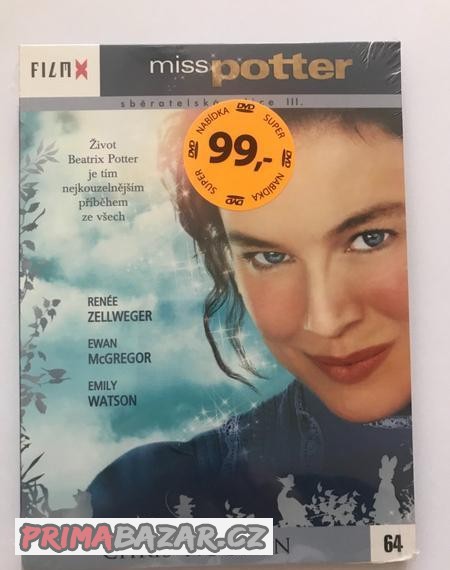 DVD Miss Potter, NOVÉ, originál.zabalené