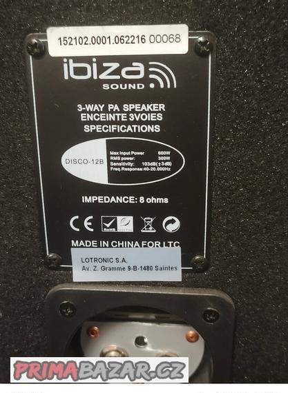 prodám pasivní reprobedny IBIZA