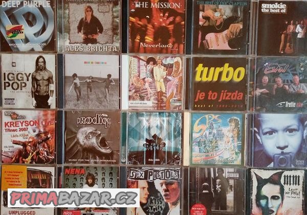 Orig. rock CD bezbuklet a odrene od 49 Kc