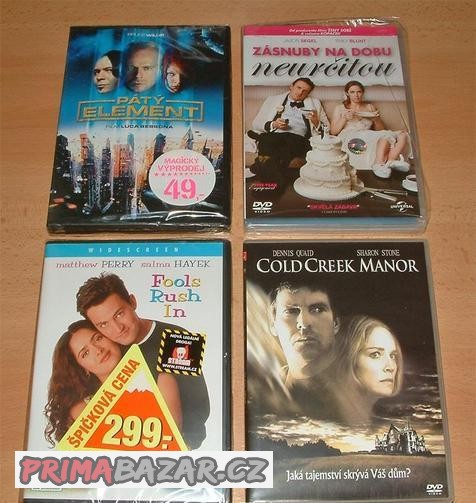 DVD - 4x - mix žánrů