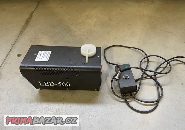 Výrobník mlhy, mlhovač 500W + led