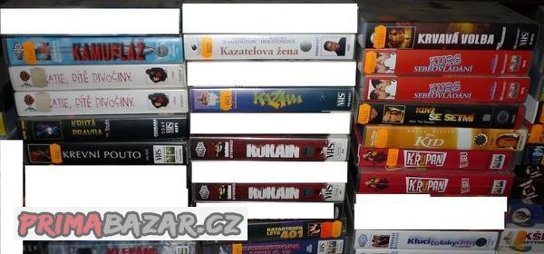 Videokazety - prodám VHS.. ,-