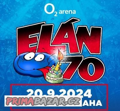 4 vstupenky na Elán 70 20. 9. 2024
