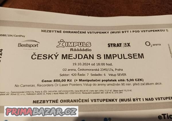 Prodám listky