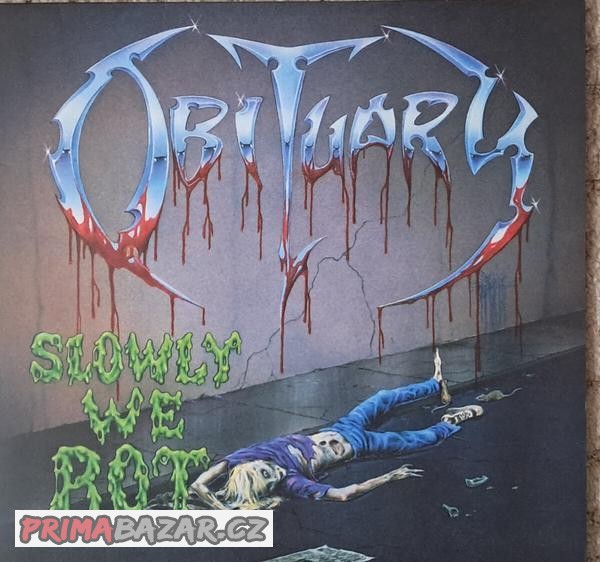 Obituary-slowly we rot (1989) roadrunner,2019 LP