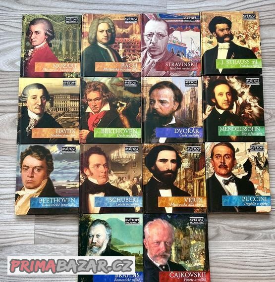 Sbírka CD světoví skladatelé Mozart, Haydn, Bach a další