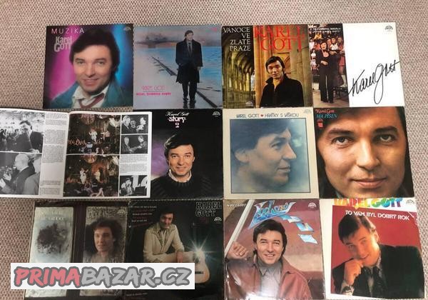 LP Gramofonové desky Karel Gott -11 Ks (i po kuse) (Sada 02)