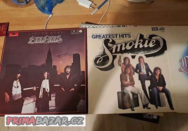 6x vinyl -Bee gees, Smokie, Jackson, Elton John, Duran duran