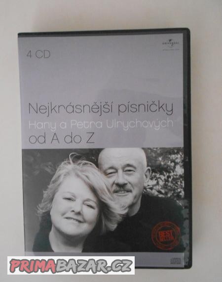 HANA A PETR ULRYCHOVI - NEJKRÁSNĚJŠÍ PÍSNIČKY - 4 x CD - BOX