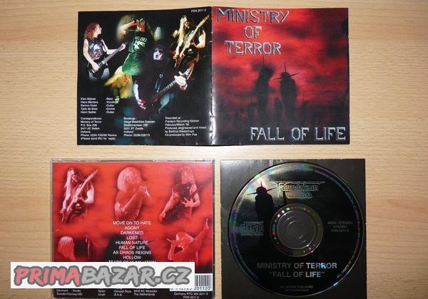 prodám CD MINISTRY OF TERROR-Fall of Life 1995 RARITA