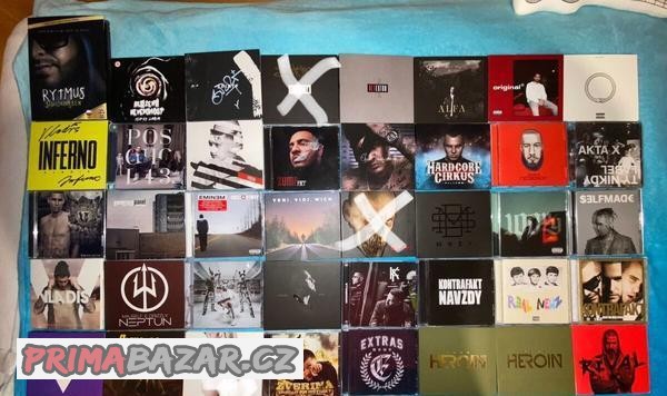 Cd mix SK & CZ rap a hip hop 28 kusov - nové + podpis 5€/ks