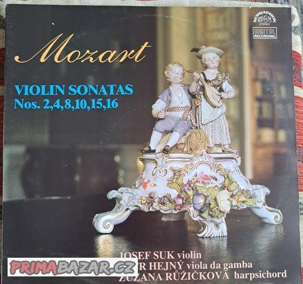 MOZART - LP - Violin sonatas Nos.2,4,á,10,15,16