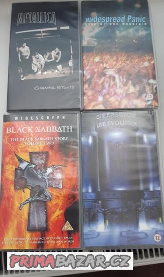 4x Hudební VHS