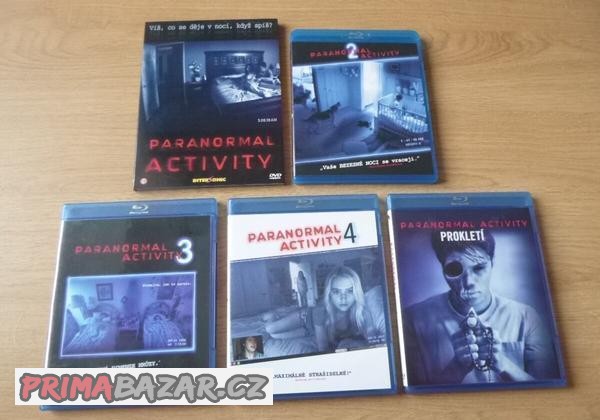 kolekce PARANORMAL ACTIVITY 1-5 cz dabing, blu-ray + dvd