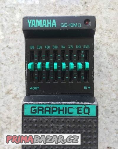 Yamaha GE-10M II Graphic EQ Pedal Retro Vintage