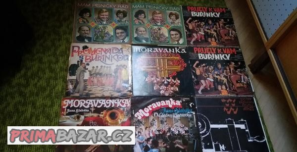 Sada gramofonových LP desek