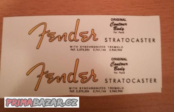 Fender dekály a ine 2 kusy za 10 eur