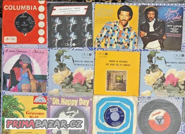 Gramofonové SP vinylové desky 106 ks