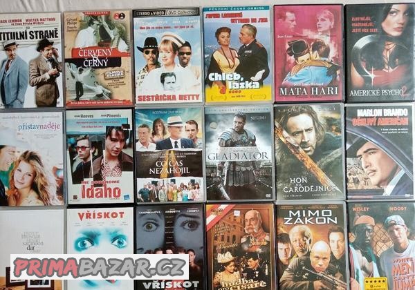 180 orig. DVD kvalitních režisérů od 63 Kč