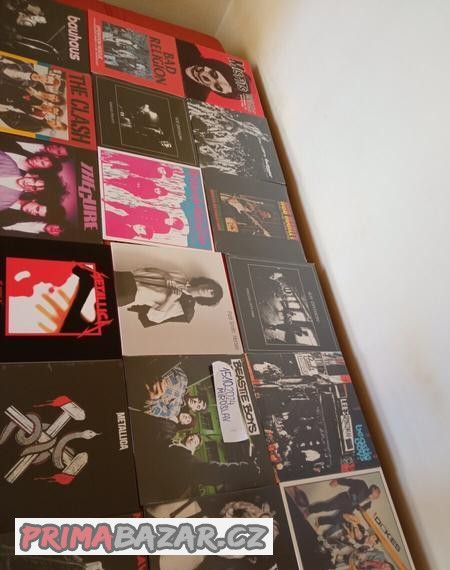 LP desky metallica,bob marley,amy winehouse,the cure...