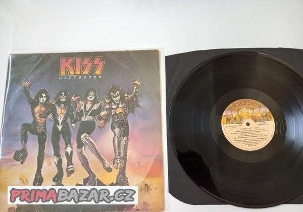 KISS „Destroyer „ /Casablanca 1976/ obal:VG /v tvrdom ochra