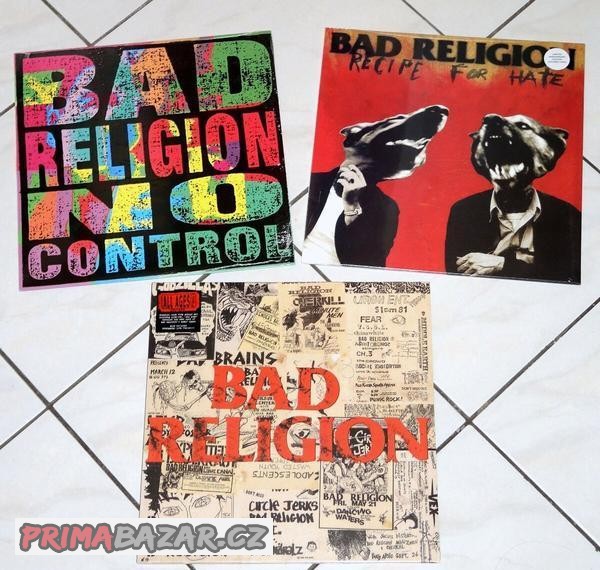 Set 3x LP Bad Religion / NOVÉ / STÁLE ORIGINÁL ZABALENÉ /