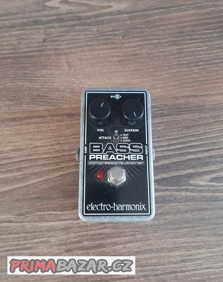 basgitarový efekt electro harmonix bass preacher